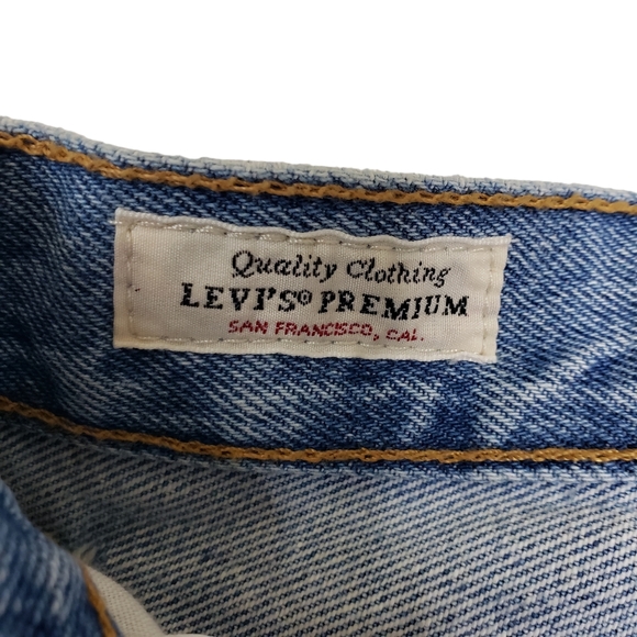 Levi's Premium 501 Skinny Button Fly Jeans Womens 25 - Picture 9 of 13